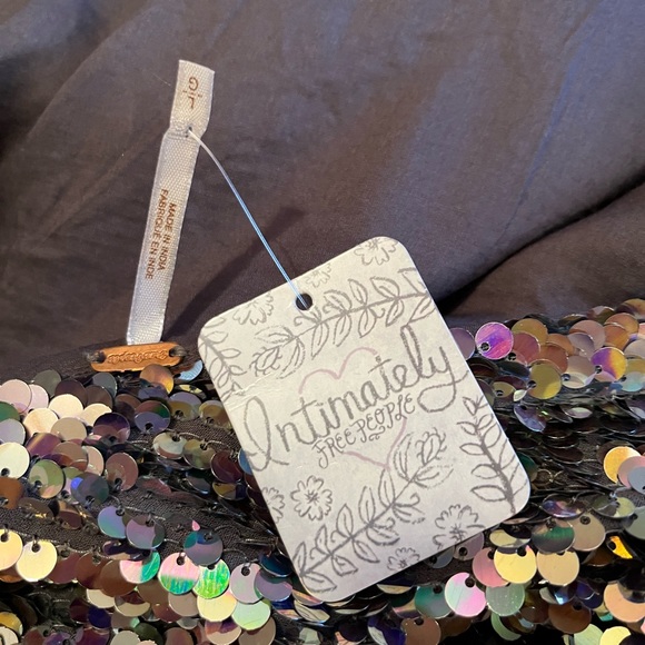 NEW YEARS FIT🪩Free People one night body suit size L - Picture 7 of 11